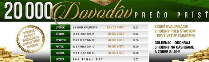 Golden Vegas €20,000 GTD