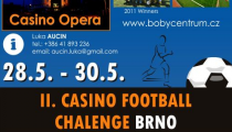 Casino Football Chalenge Brno: Bavte sa futbalom, večierkami, pokrom