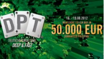 Deutsche Poker Tour: Deep & Fast Weekend už tento víkend