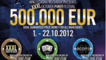 XXXL October Poker Festival: V Rozvadove o €500,000!