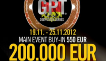 German Poker Tour (GPT) o €200,000 už tento týždeň