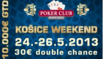 Košice Weekend €10,000 GTD začína už v piatok