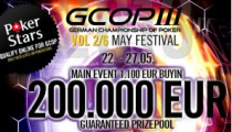 GCOP III Vol. 2/6: ME aj tento týždeň s garanciou €200,000!