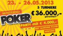 Montesino Poker Party o €36,000 už tento týždeň