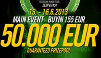 V Rozvadove tento týždeň Deutsche Poker Tour €50,000 GTD