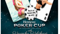 Hennessy Poker Cup with Worlds best woman in Karate & Bikini Fitness 