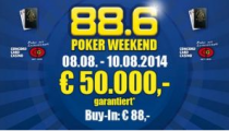 V Montesine 88.6 Poker Weekend s garanciou až €50,000