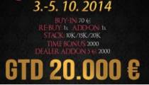 V Diamond Poker Clube budúci víkend €20,000 GTD!