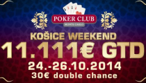 Košice Weekend s garanciou €11,111 pred dvermi!