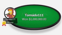 Český hráč Tornádo111 vyhral $1,000,000 v Spin & Go turnaji!