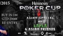 V Concorde sa odohrá Hennessy Poker Cup €2,000 GTD s Ázijským nádychom