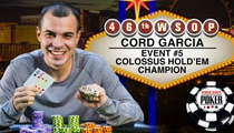 Cord Garcia vyhral historický Event #5: THE COLOSSUS $565 NLHE!