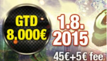 V Monte Carlo Košice v sobotu Summer Special €8,000 GTD