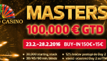 Live report: Banco Casino Masters Day 2 s prizepoolom €121,275