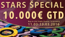 Už tento piatok bojujte o svoju časť z €10,000 v Rebuy Stars Prievidza