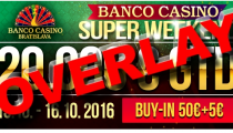 V Banco Casino Super Weekende aktuálny overlay takmer 12,000€!