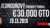 Nabité novembrové jednodňovky v Bluffe. €30,000 GTD už v sobotu!