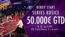 V Rebuy Stars odštartovali súboje o €50,000!