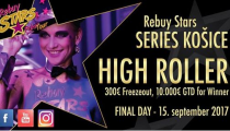 LIVE REPORT - RSS Košice - HIGH ROLLER - Víťazom sa bez dealu stáva Milan Lakatoš a odnáša si 10.000€!!!