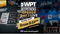 Sledujte NAŽIVO: 9 Slovákov v Day 2 €330,900 GTD WPTDS Opener