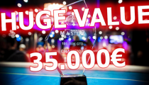 Banco Casino Masters 100,000€ GTD – Pred dneškom chýba v prizepoole 35,000€ a iba 40 kvalifikovaných hráčov v Day 2!