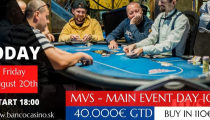 LIVE REPORT: Majstrovstvá Východného Slovenska 40.000€ GTD DAY 1C