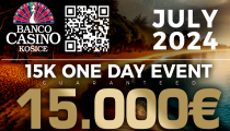 LIVE REPORT: 15K ONE DAY EVENT 15.000€ GTD