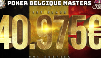 Poker Belgique Masters 250.000€ GTD – Day 2: Posledných 16 hráčov zabojuje o 40.975€!