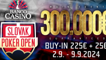 Tretí ročník Slovak Poker Open Main Event 300.000€ GTD za 250€ štartuje už v pondelok! 