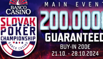 Slovak Poker Championship prinesie 200.000€ GTD iba za 200€! 