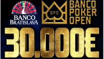 Štart novej série s názvom Banco Poker Open už túto sobotu prinesie jednodňovku 30.000€ GTD! 