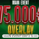 TheFestival Main Event 500.000€ GTD: OVERLAY 75.000€ a registrácia otvorená prvé dva levely Day 2!  