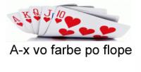 Hra s A-x vo farbe pred a po flope